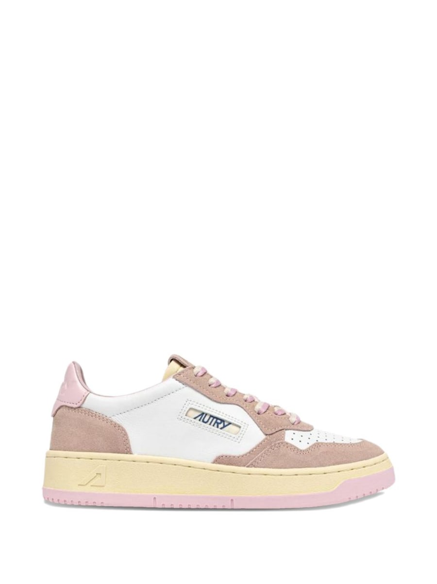 Autry Sneakers Medalist bianche e rosa