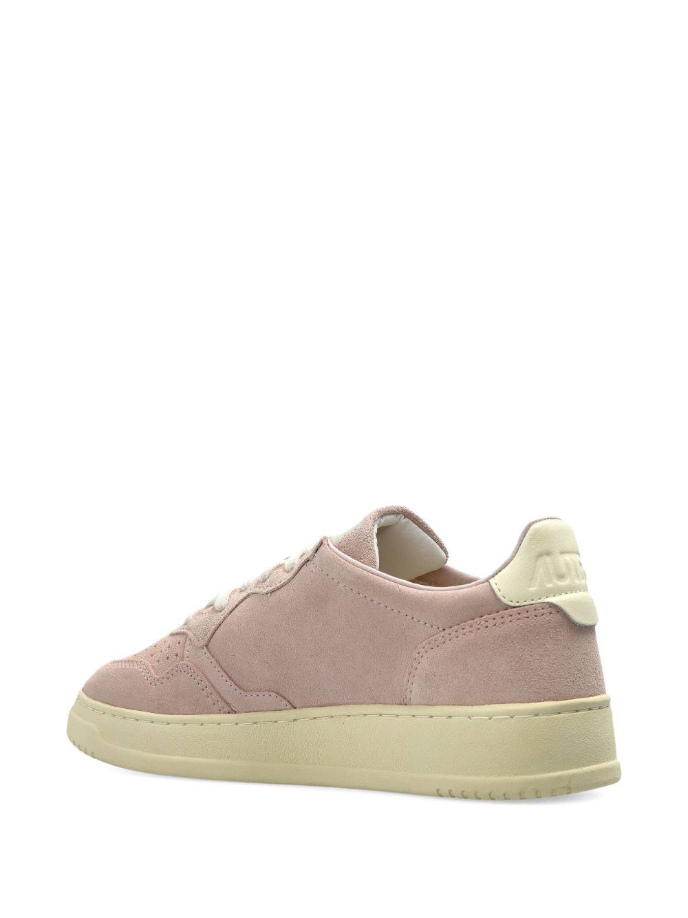 Autry Sneakers 'Medalist' in pelle scamosciata rosa, view 2