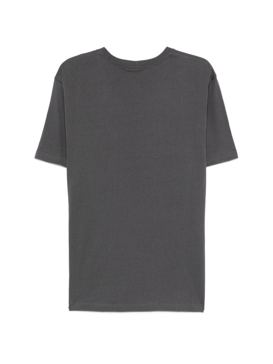 The North Face T-shirt grigia con logo nero sul petto, view 2
