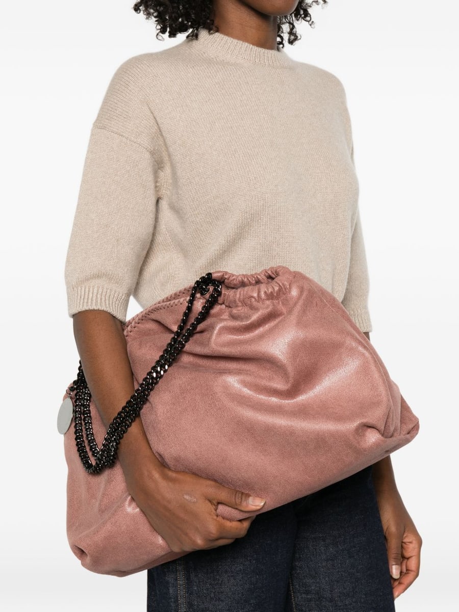 Stella McCartney Borsa tote Falabella rosa, view 4