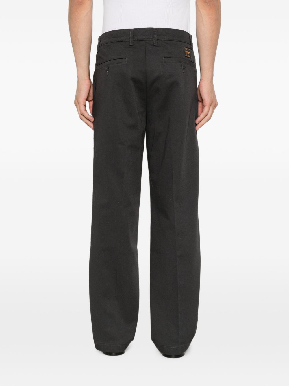 LEVIS Pantaloni casual uomo in cotone grigio scuro, view 2