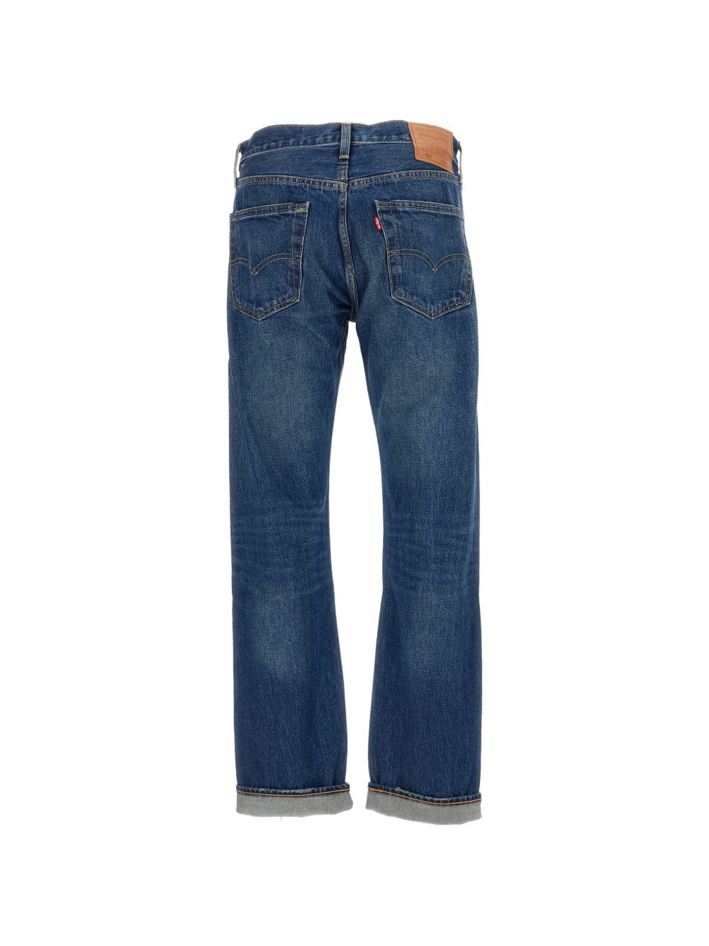 LEVIS Jeans blu con effetto wash sulla coscia, view 2