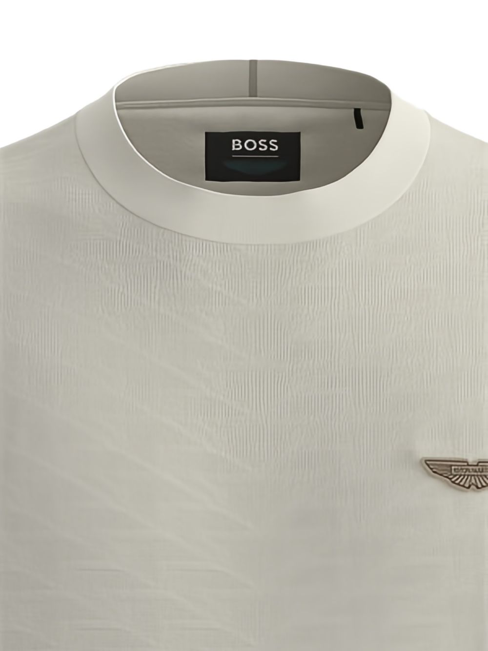 Boss T-shirt Thompson bianca in cotone, view 2