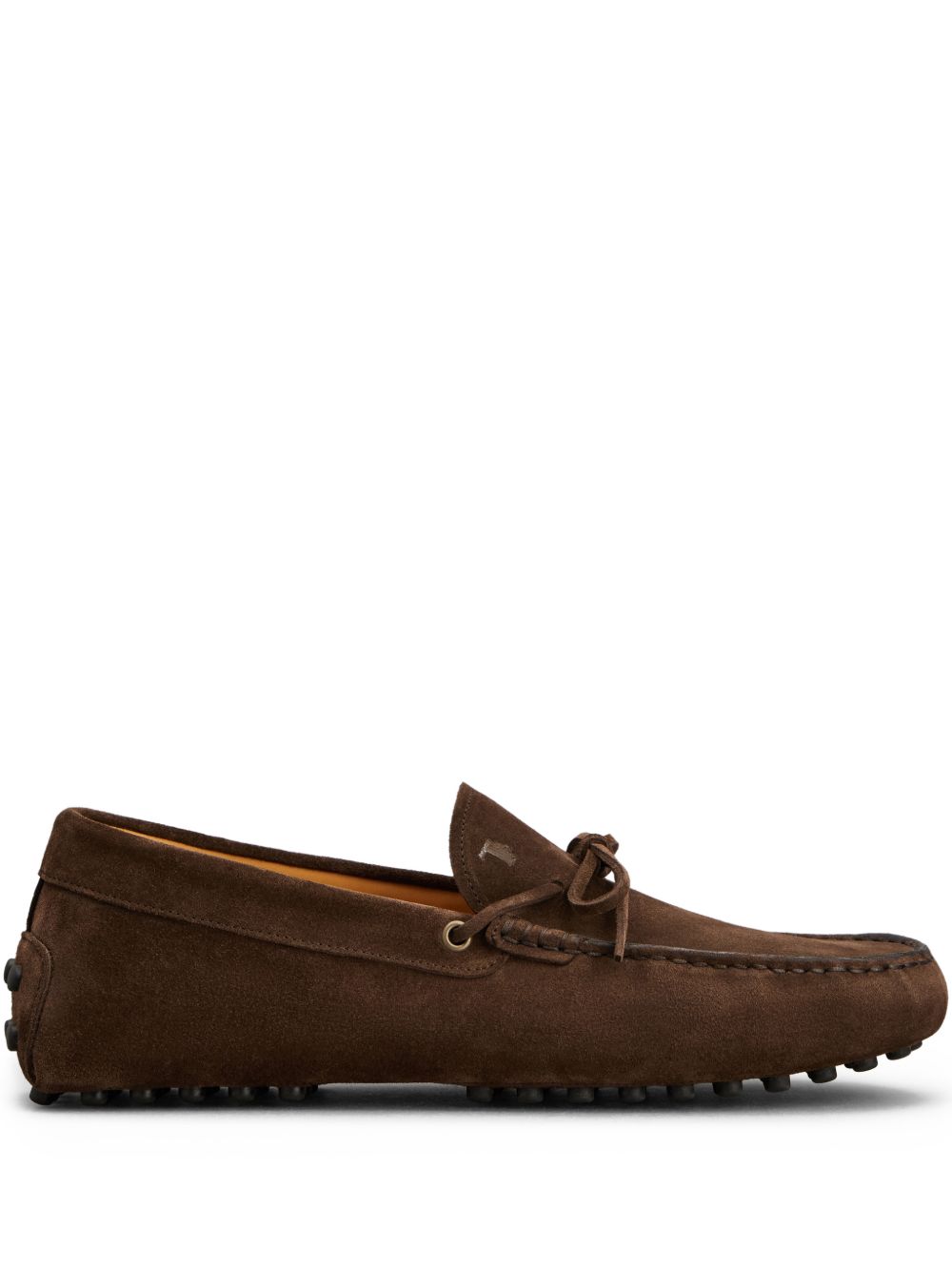 Tod's Mocassini marroni in pelle scamosciata