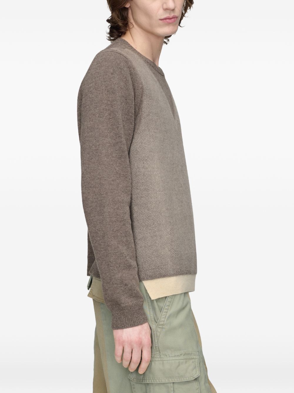 Maison Margiela Maglione Fused Knit con effetto trompe-l'œil, view 2