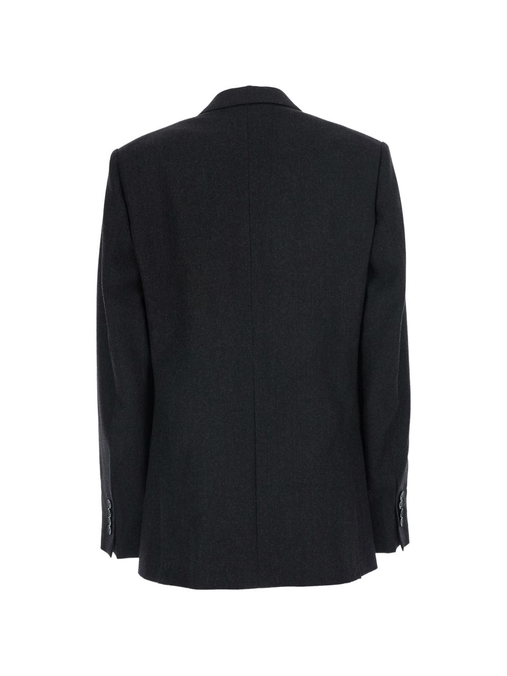 Victoria Beckham Blazer doppiopetto in lana con rever a lancia, view 2
