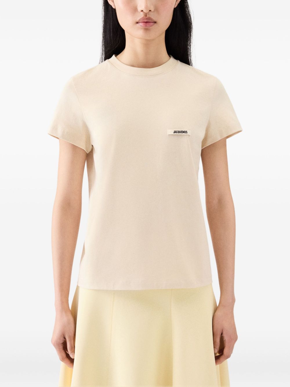 Jacquemus Gros grain T-shirt with logo Alexander Wang, view 2