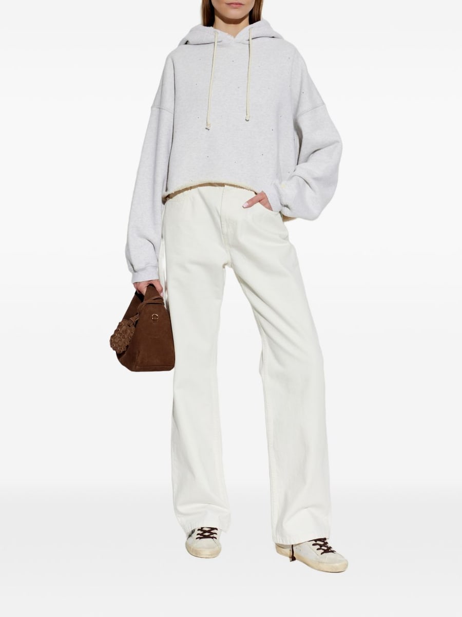 Golden Goose Sneakers Super-Star in pelle con stella animalier, view 2