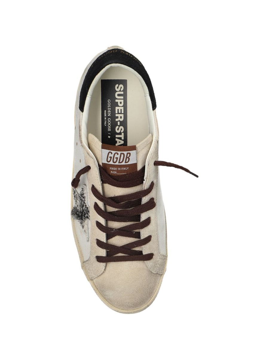 Golden Goose Sneakers Super-Star in pelle con stella animalier, view 5