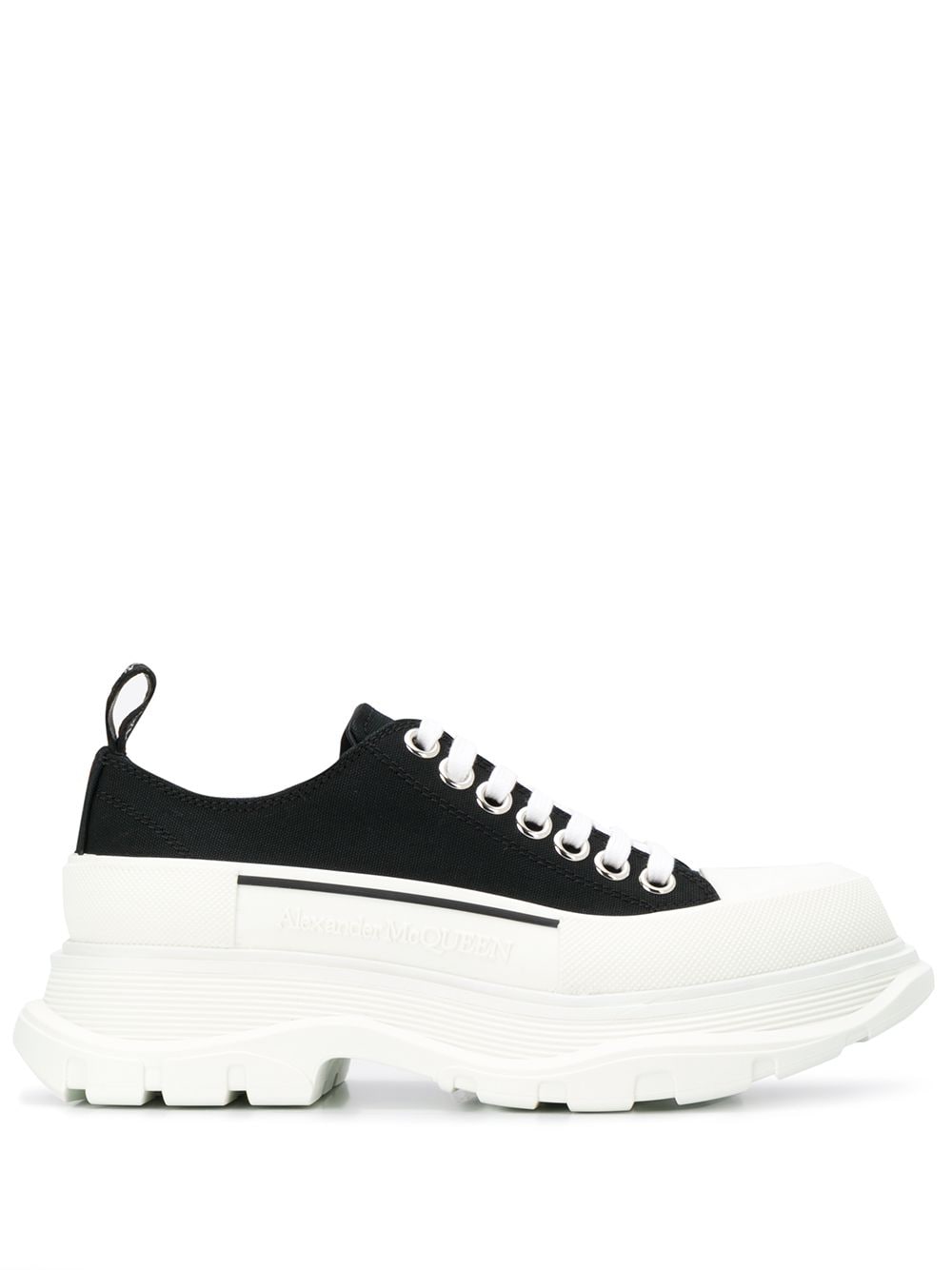 Alexander McQueen Sneakers Tread Slick in tela con suola in gomma