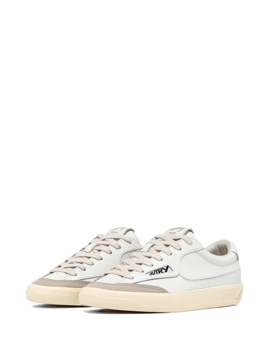 Autry Sneakers Widscape low in pelle bianca, view 3