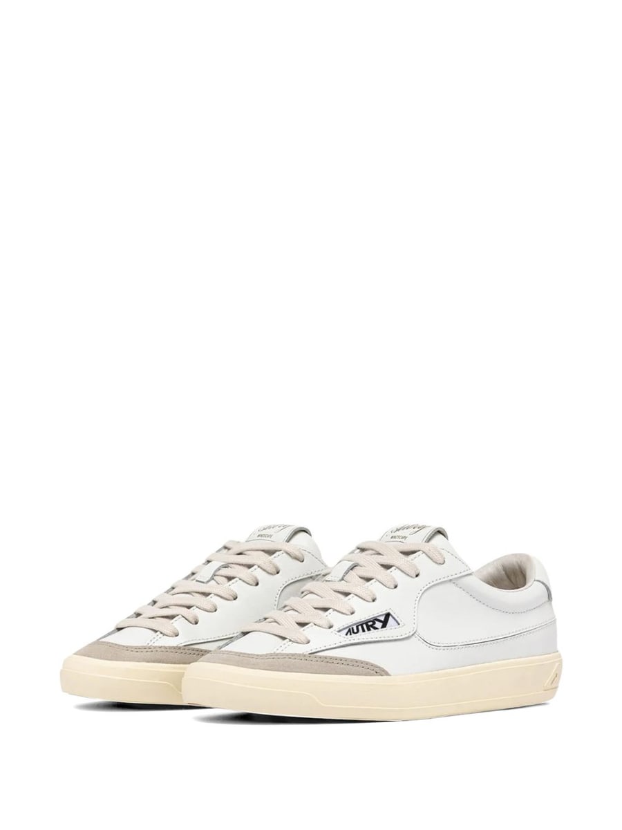 Autry Sneakers Windscape pelle bianca, view 3