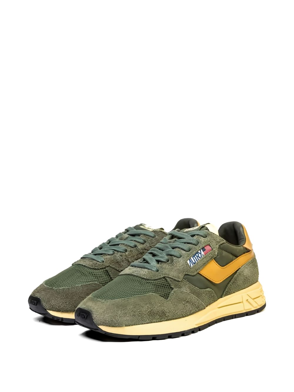 Autry Sneakers Rellwind in suede kaki, view 2