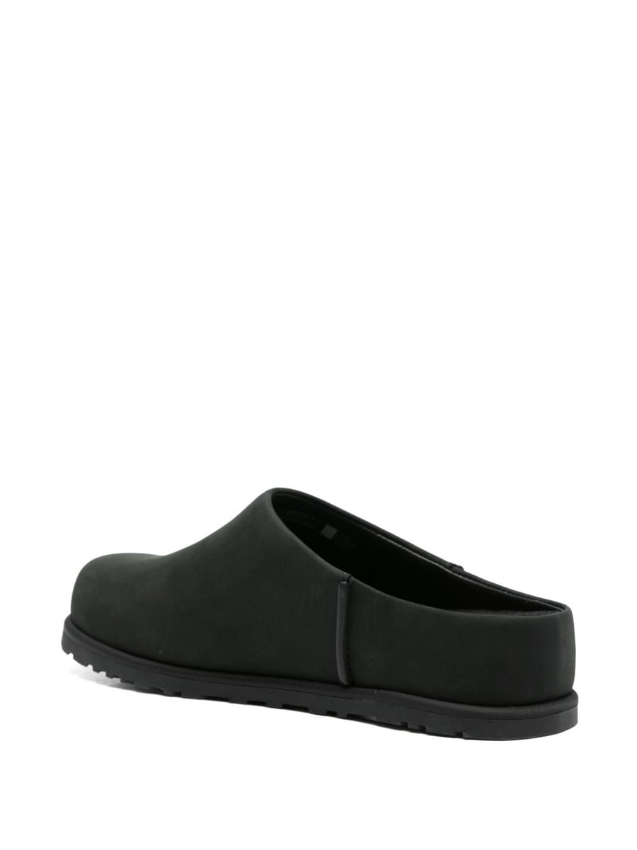 UGG Sabot in pelle neri, view 3