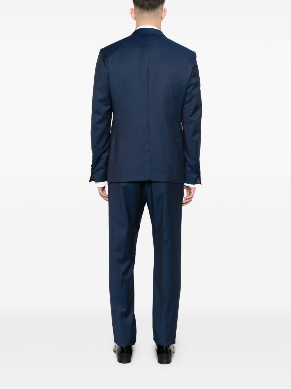 Tagliatore Completo blu con giacca gilet e pantalone, view 2
