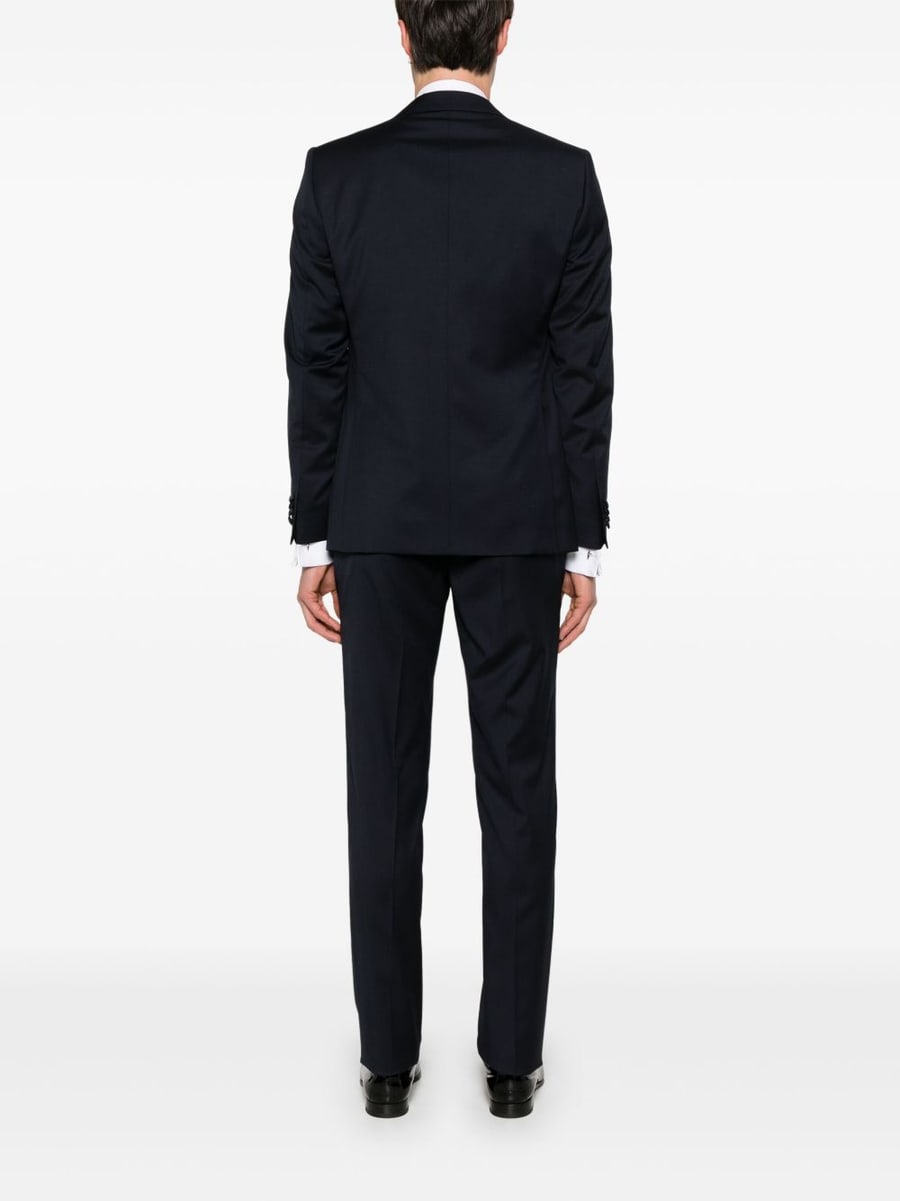 Corneliani Completo in lana blu notte, view 2