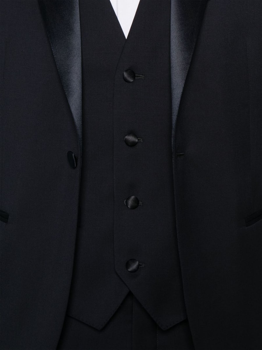 Corneliani Completo in lana blu notte, view 3