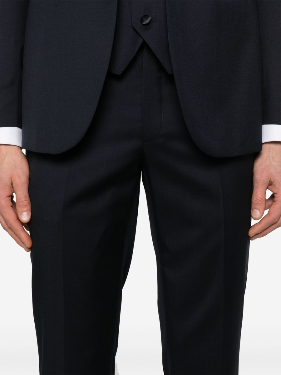 Corneliani Completo in lana blu notte, view 5