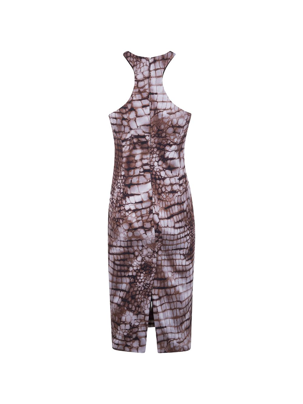 Elisabetta Franchi Abito midi con stampa animalier, view 2