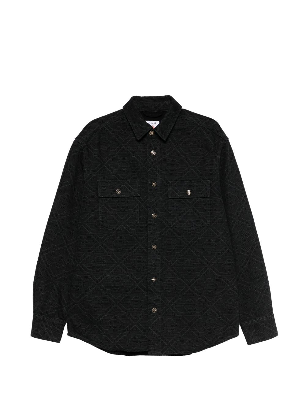 CASABLANCA Camicia con motivo monogram all over