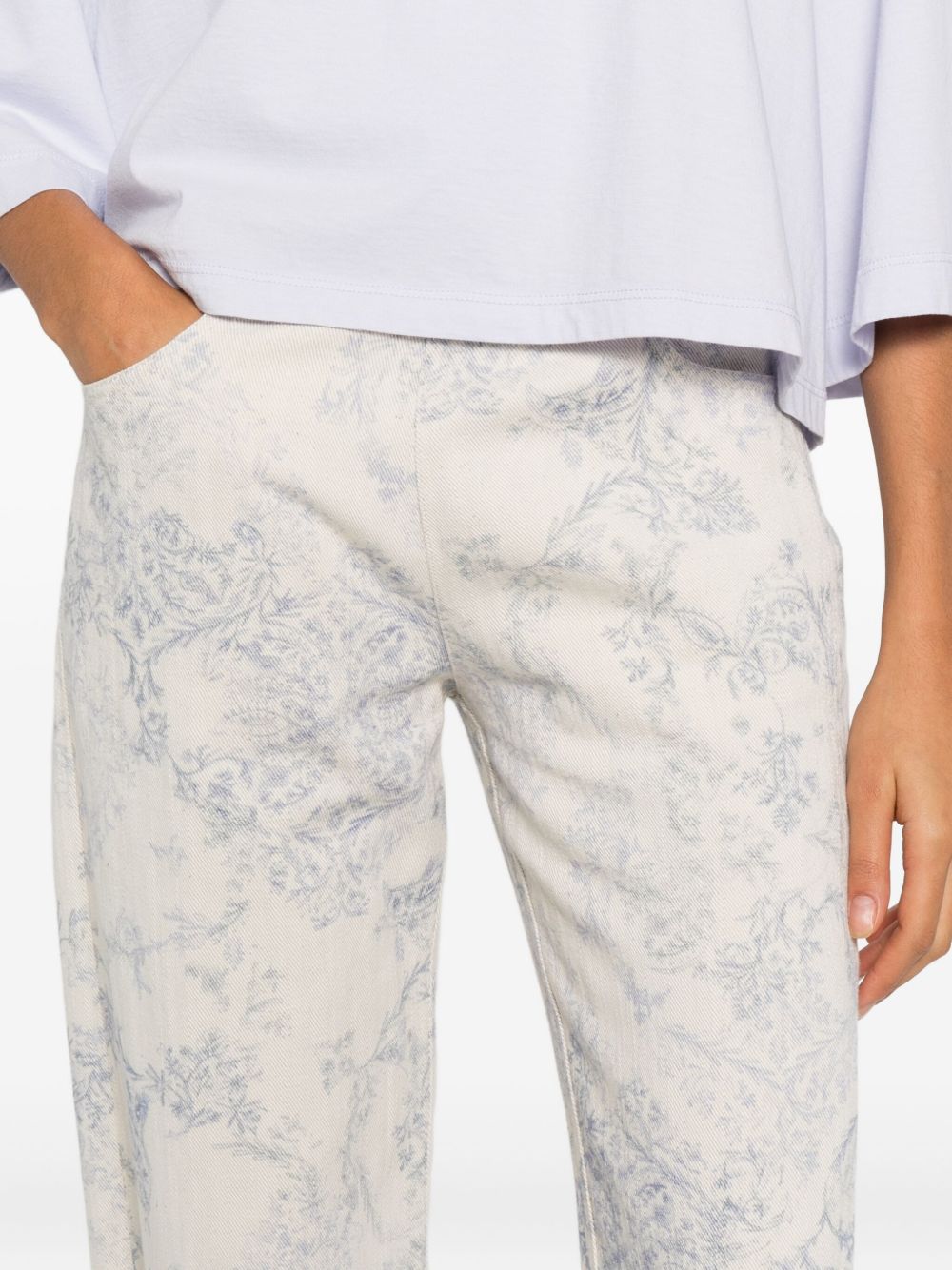 Forte_Forte Pantaloni 'My Pants' con stampa floreale, view 2