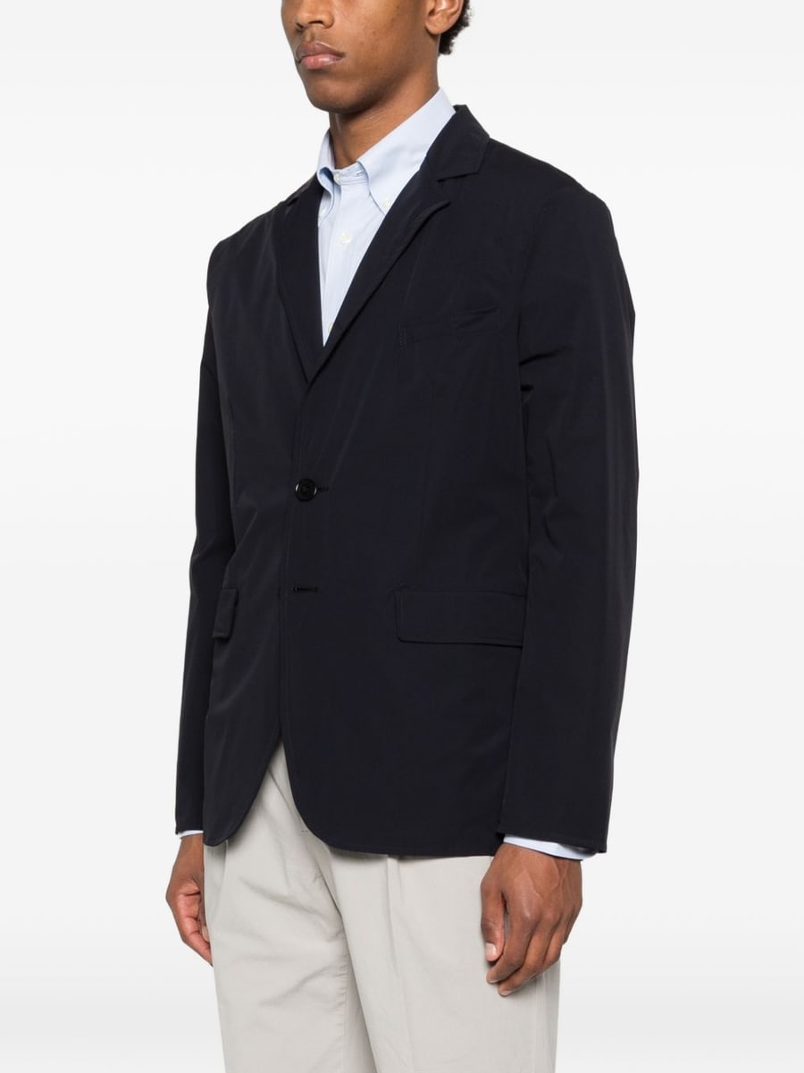 ASPESI Blazer in cotone blu navy, view 4