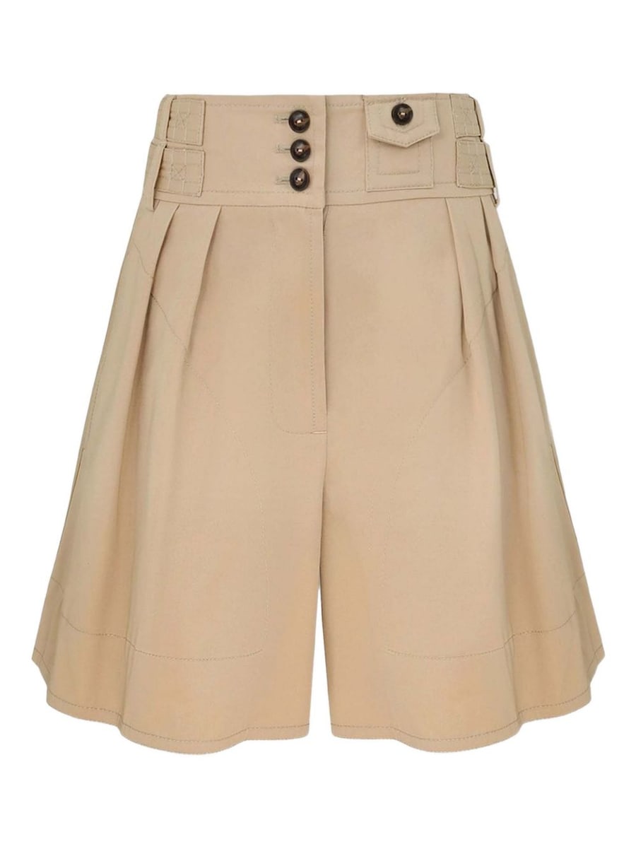 Zimmermann Shorts in cotone beige