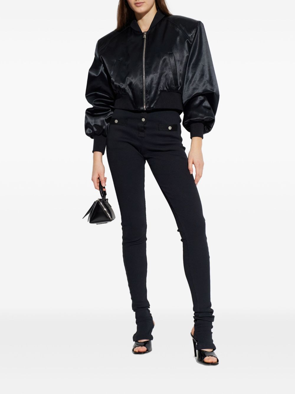 The Attico Giacca bomber nero, view 2