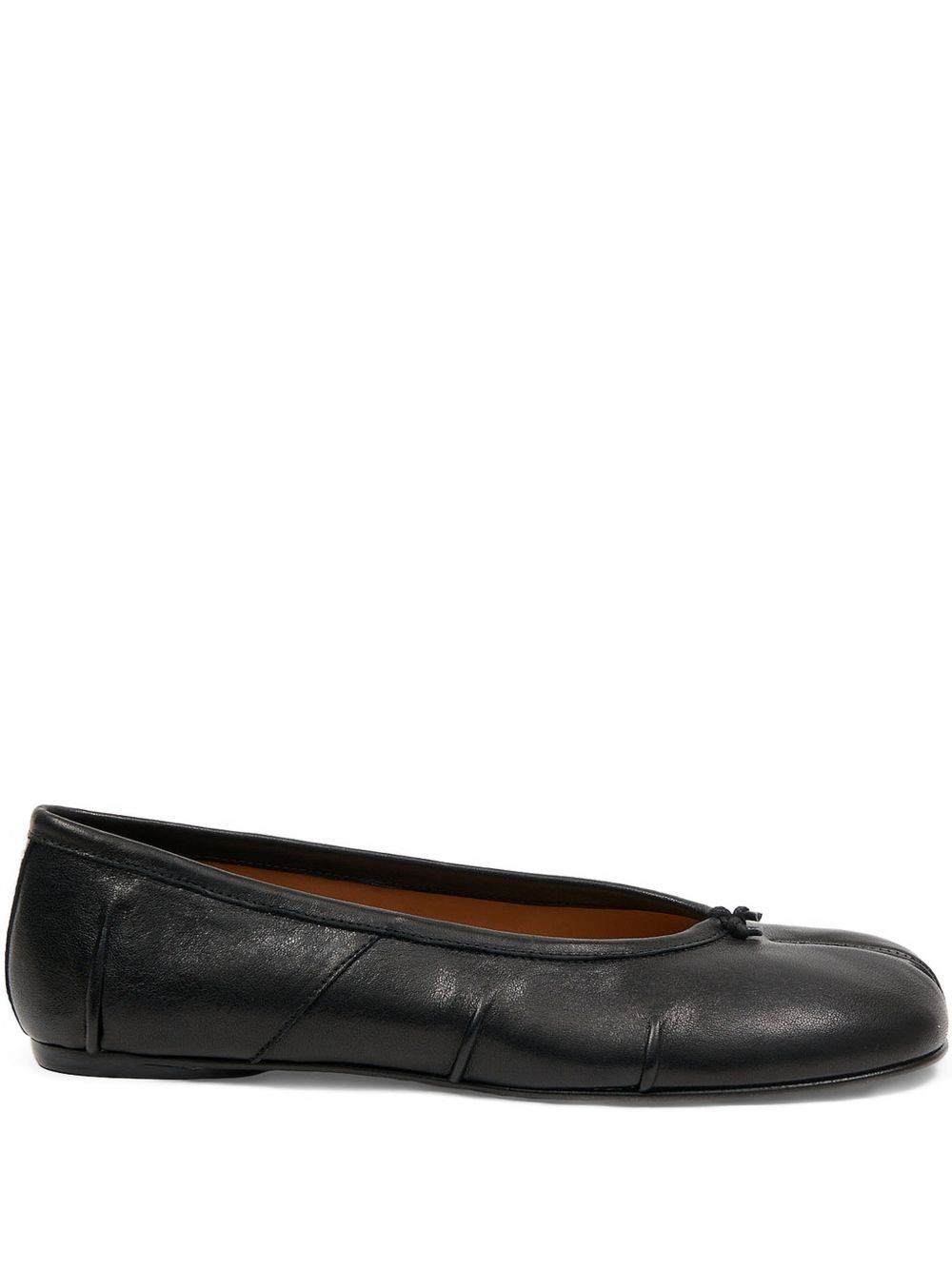 Maison Margiela Ballerine Tabi in pelle nera