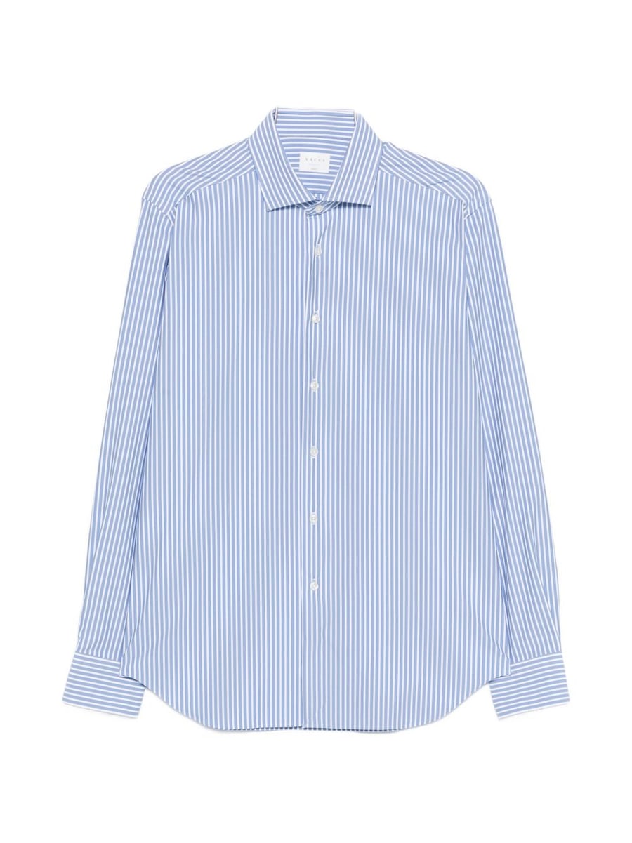 XACUS Camicia Taylor a righe blu