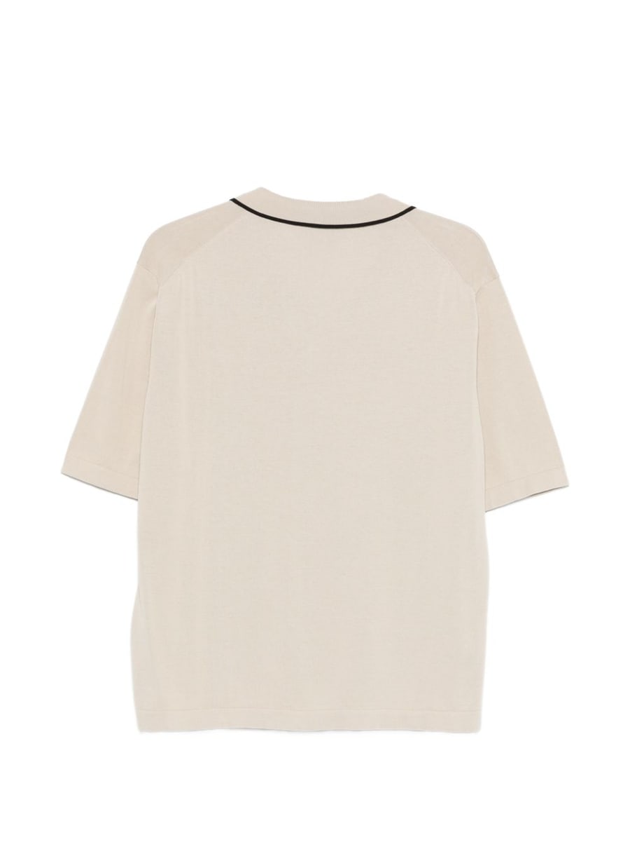 ASPESI Camicia in cotone beige, view 3