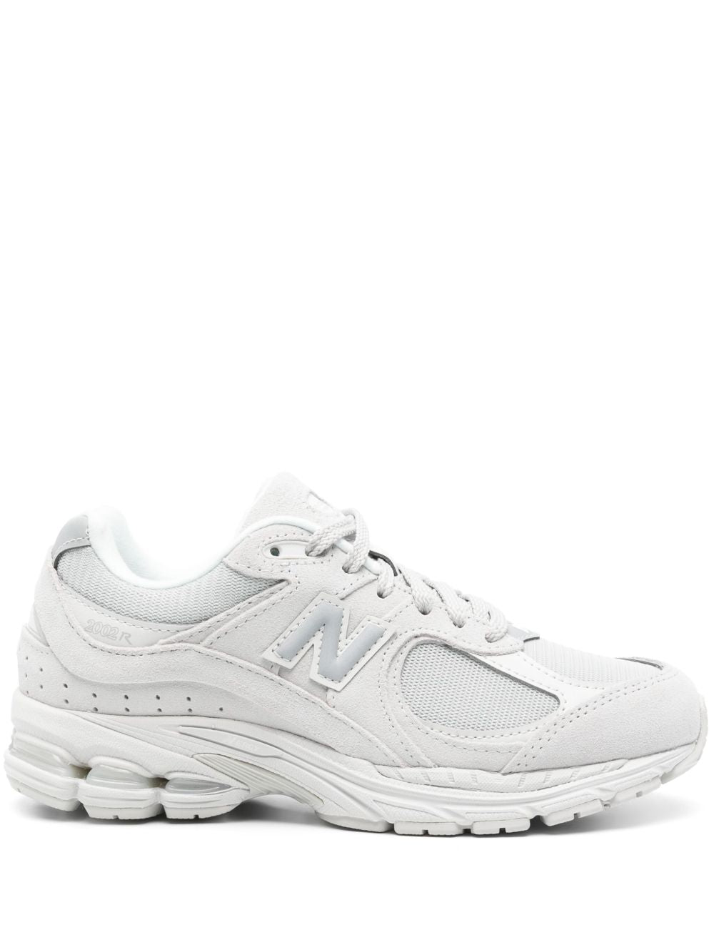 New Balance Sneakers unisex in camoscio e tela grigio chiaro