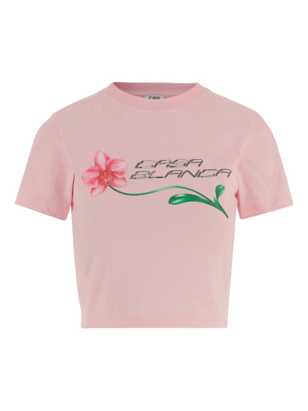 CASABLANCA T-shirt in cotone rosa