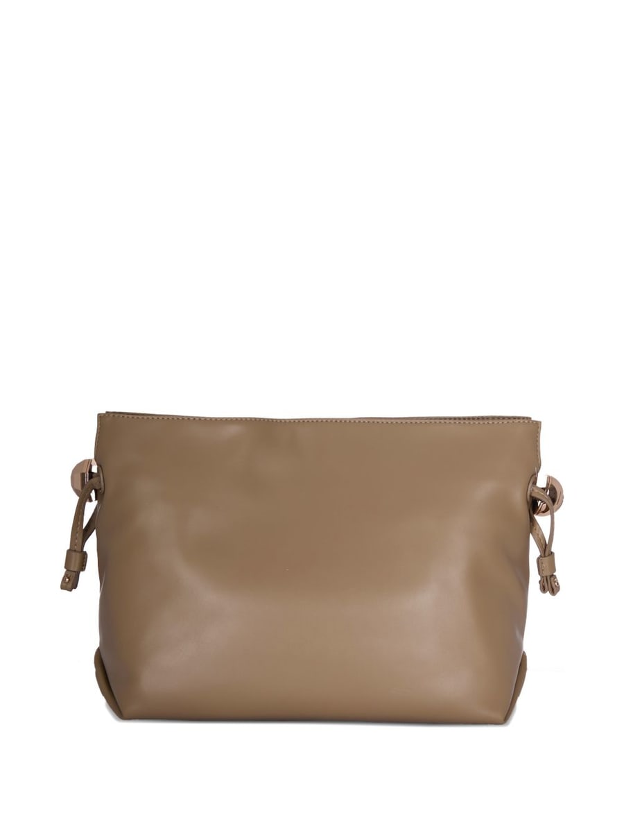 LIUJO Brown drawstring bucket bag, view 2