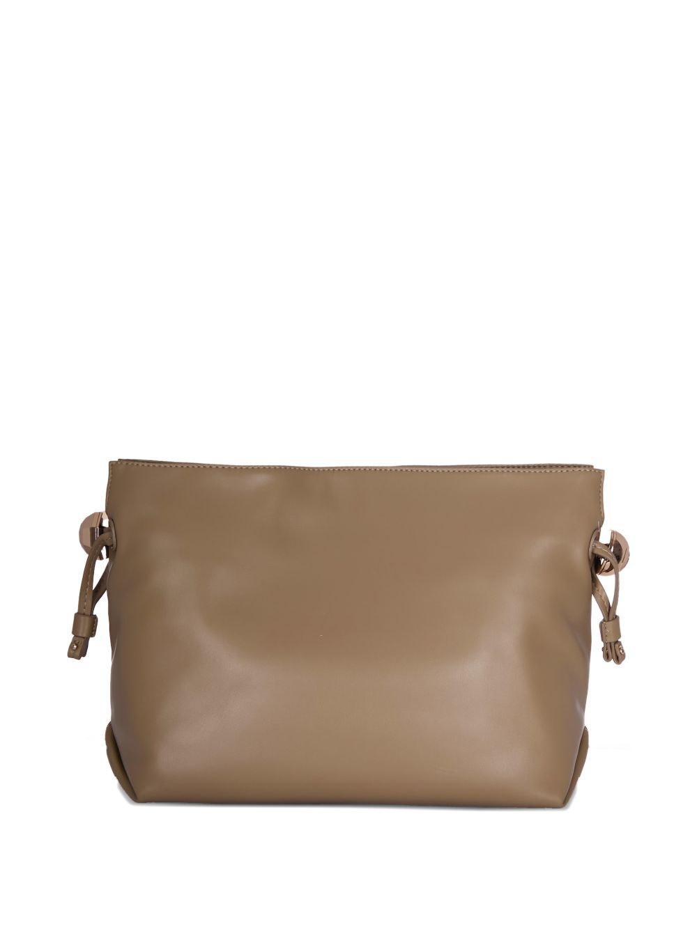 LIUJO Brown drawstring bucket bag, view 2