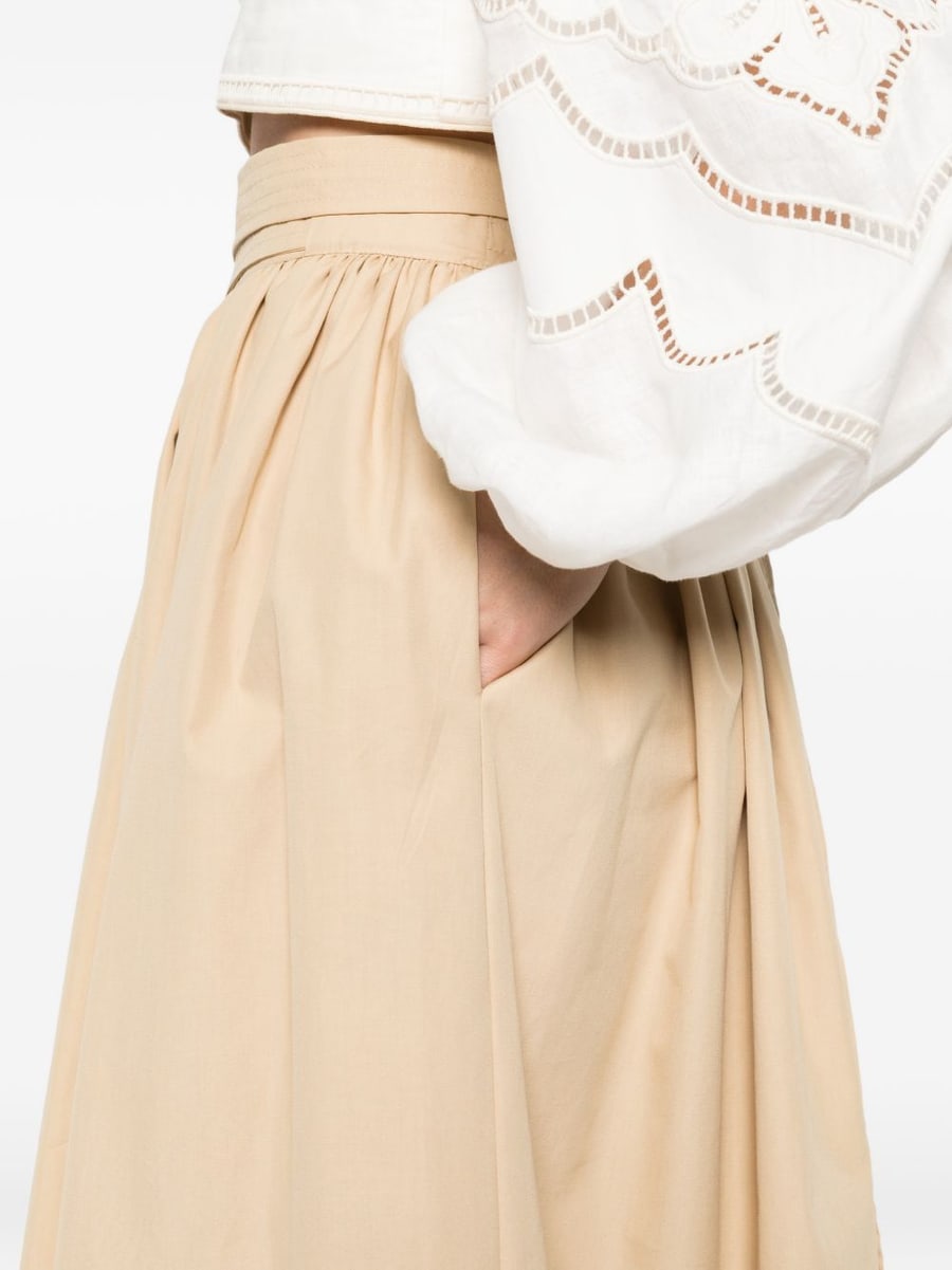 ERMANNO SCERVINO Gonna midi cammello, view 2
