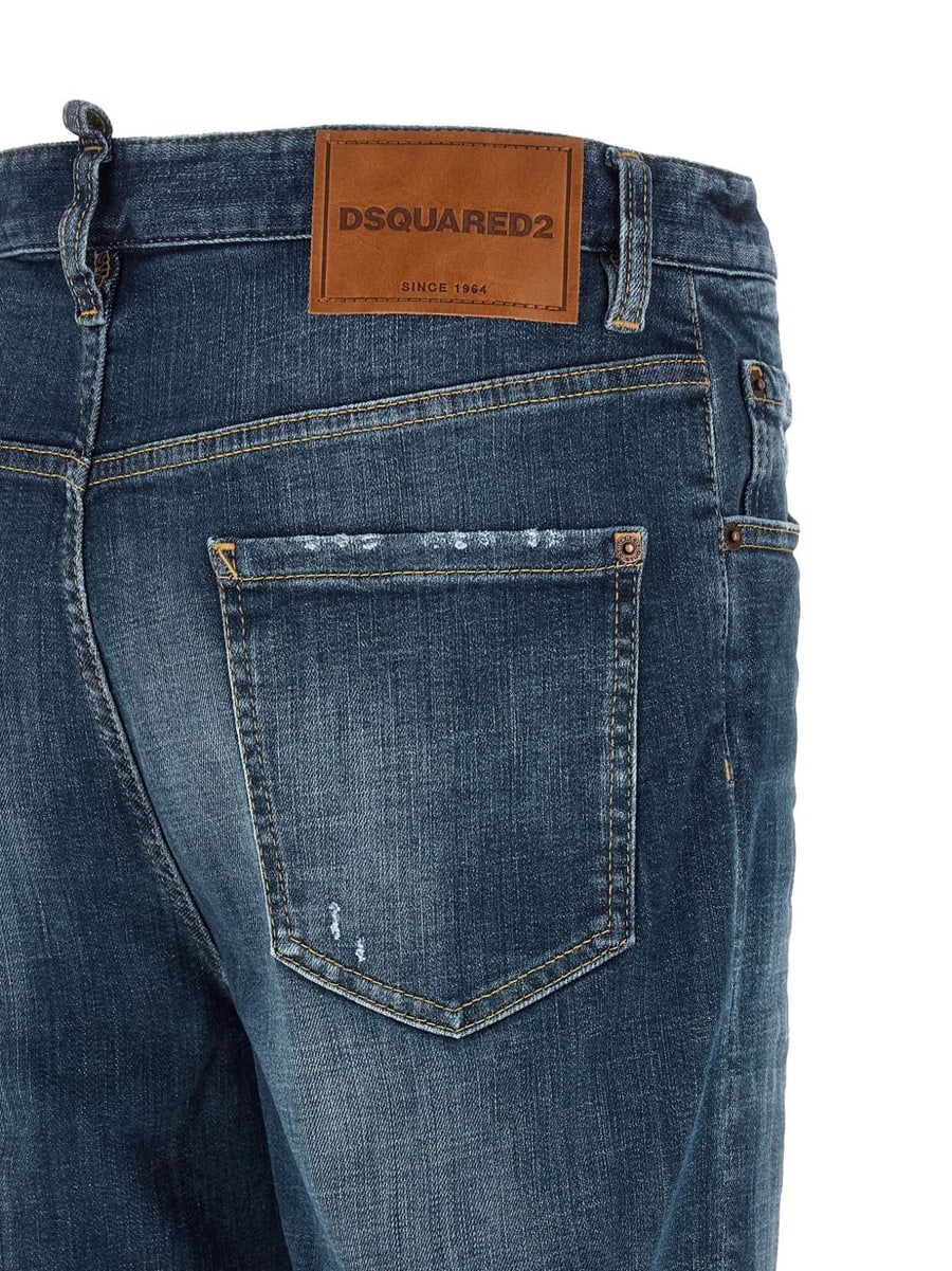 Dsquared2 Jeans in cotone blu, view 3