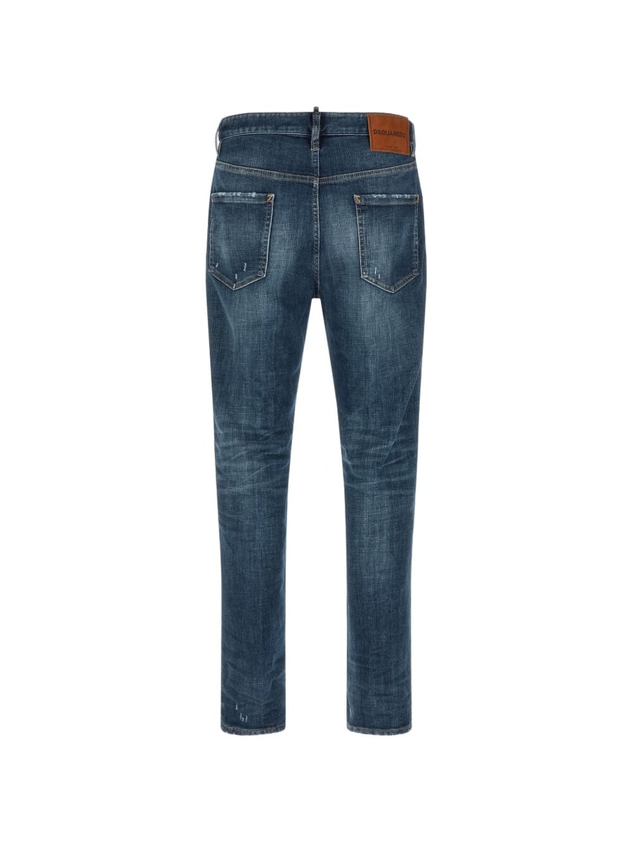 Dsquared2 Jeans in cotone blu, view 4