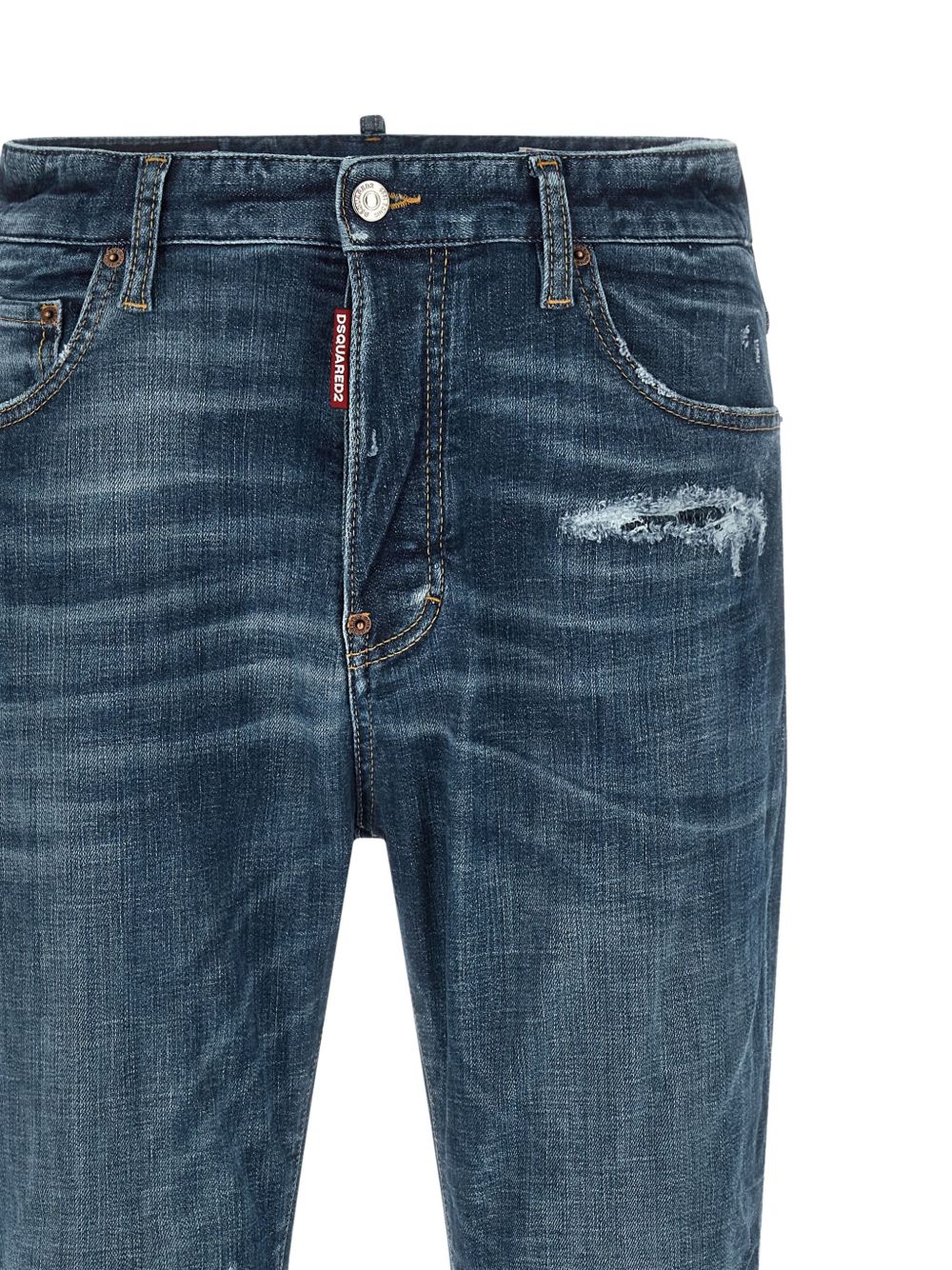 Dsquared2 Jeans in cotone blu, view 2