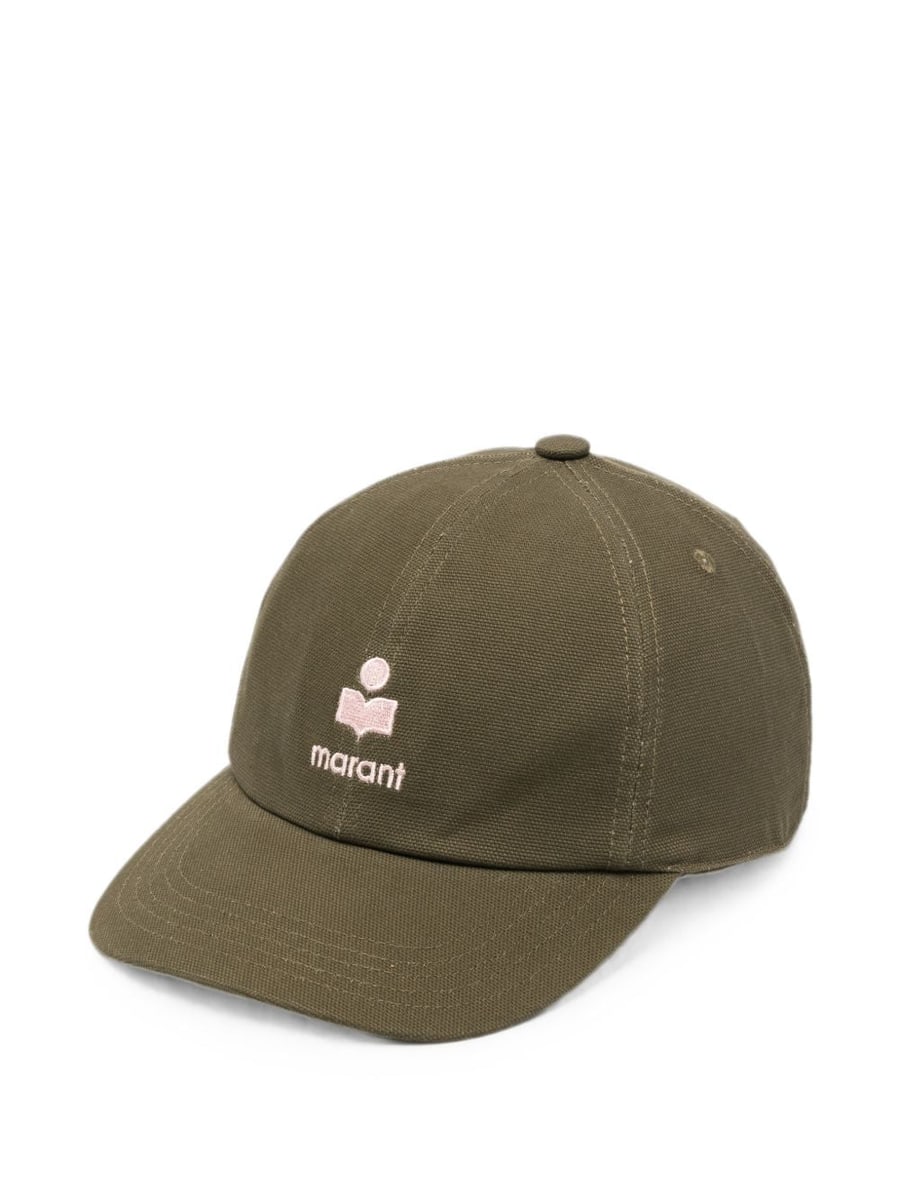 Isabel Marant Cappellino in cotone con logo ricamato