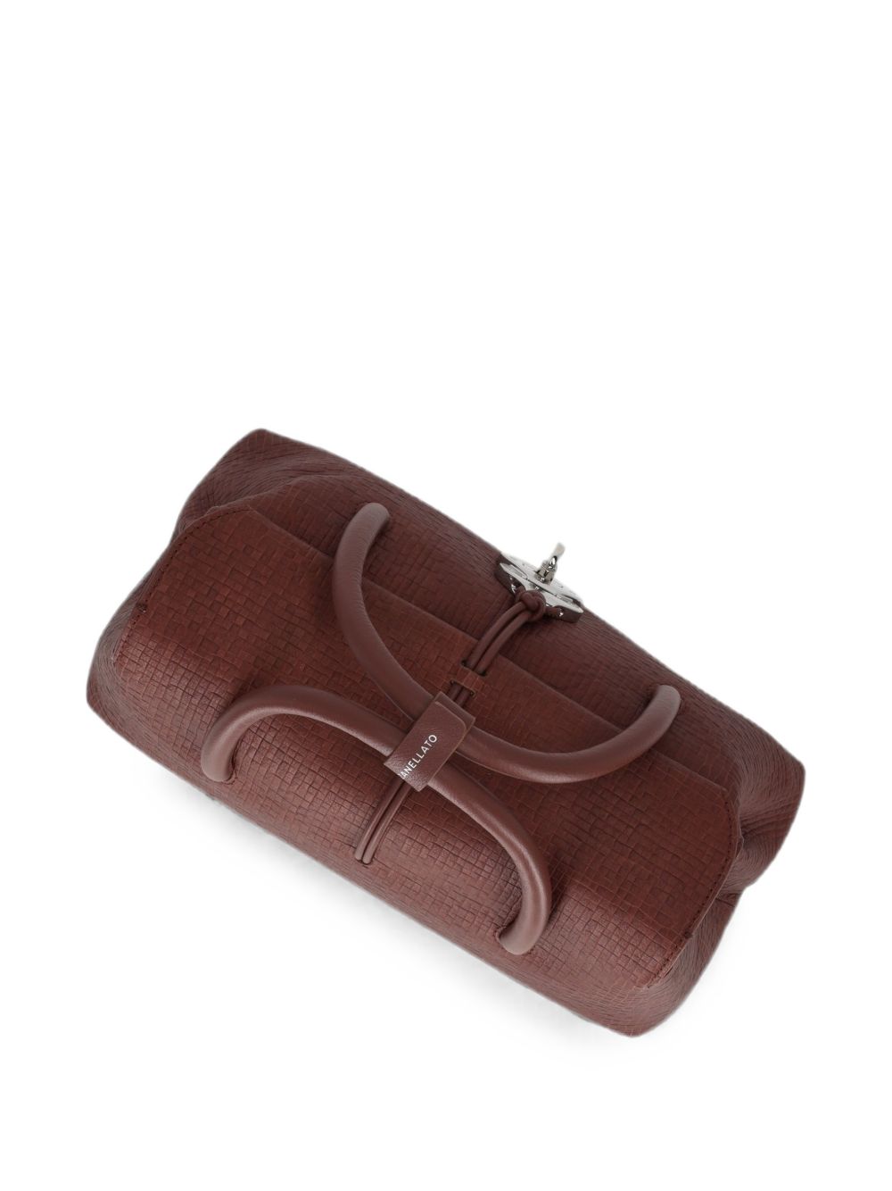 ZANELLATO Borsa a mano small tote in pelle marrone, view 2