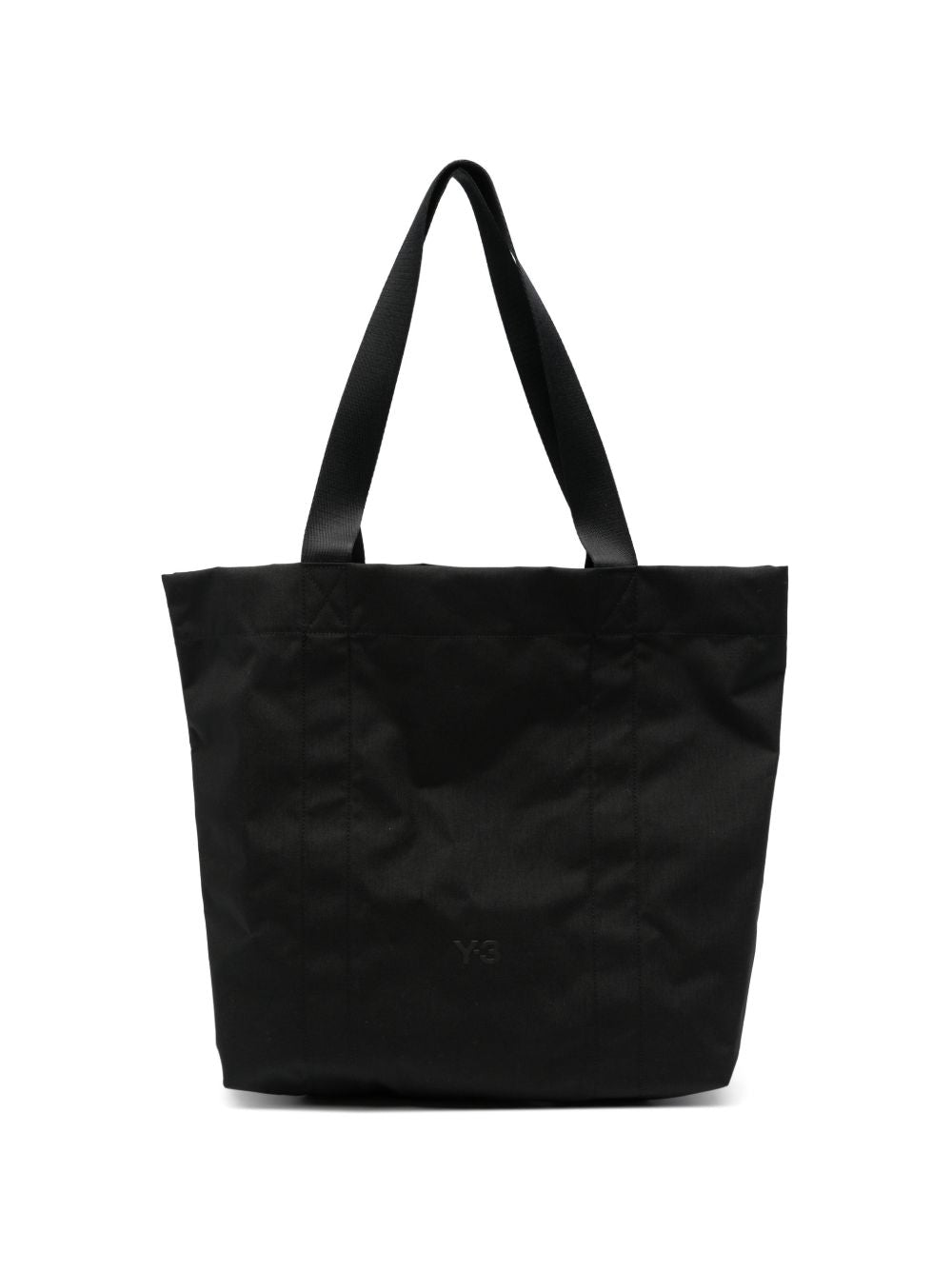Y-3 Borsa a mano nera con logo