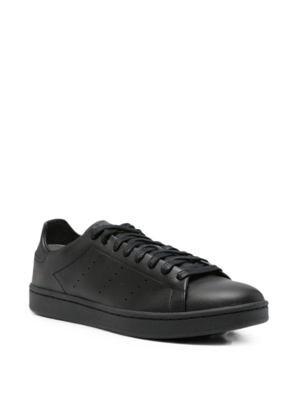 Y-3 Sneakers Y-3 Stan Smith in pelle nera, view 2