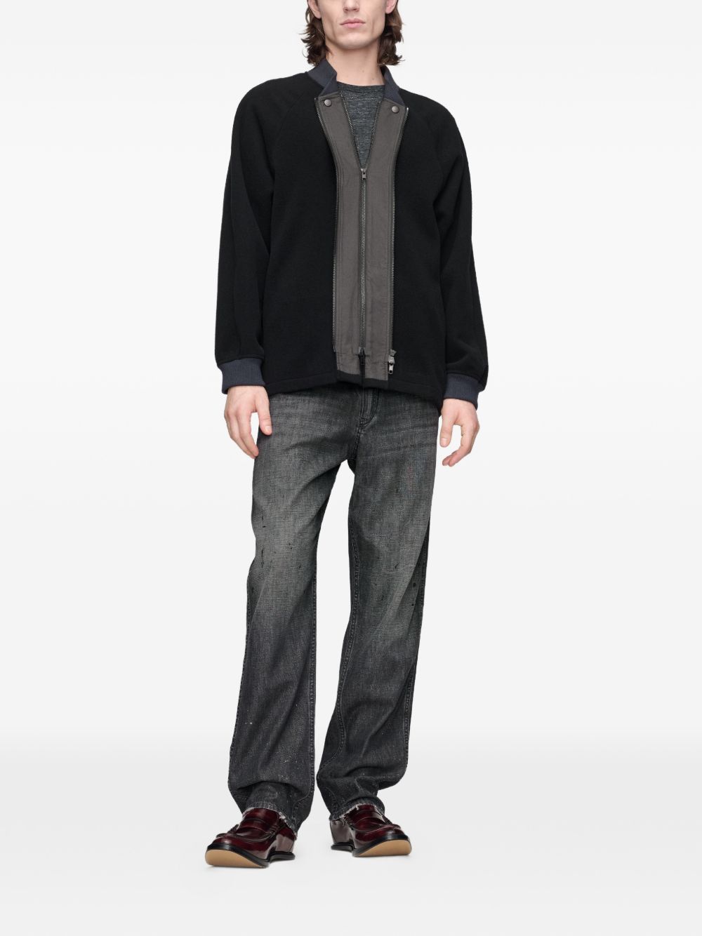 Maison Margiela T-shirt oversize con stampa Bird Artisanal 2025, view 2