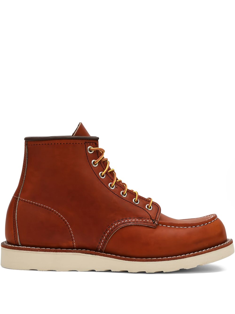 RED WING Anfibi Classic Moc Toe marroni in pelle
