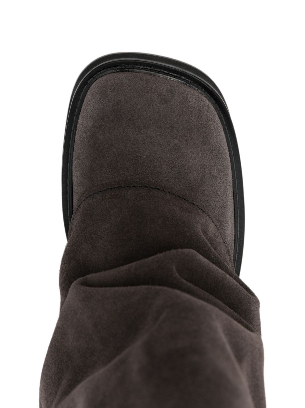 The Attico Stivali Robin grigio scuro/marrone, view 2