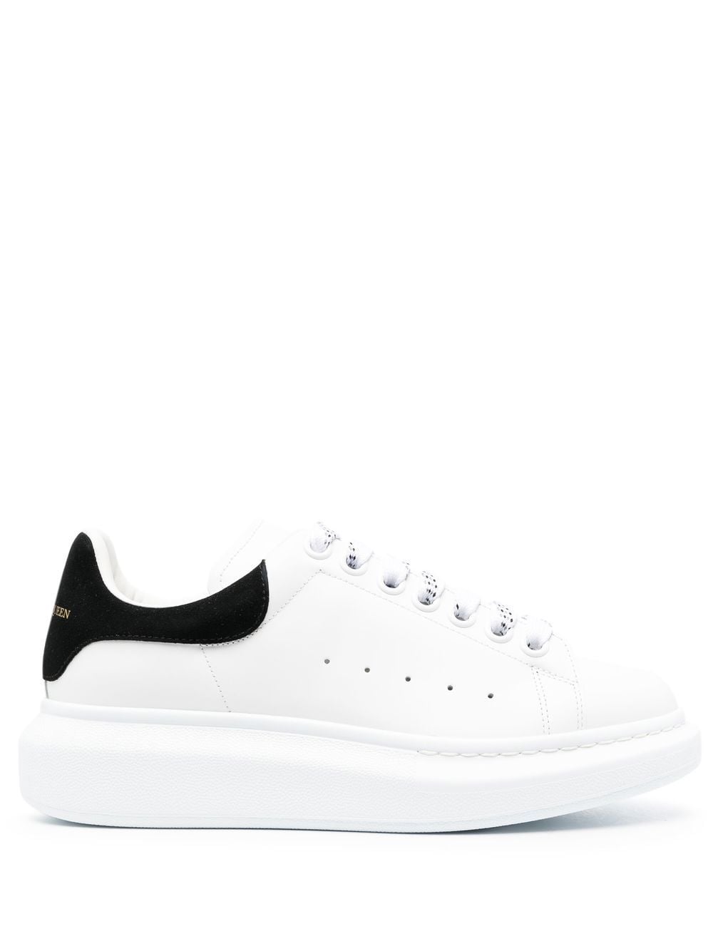 Alexander McQueen Sneakers Oversize in pelle di vitello bianca
