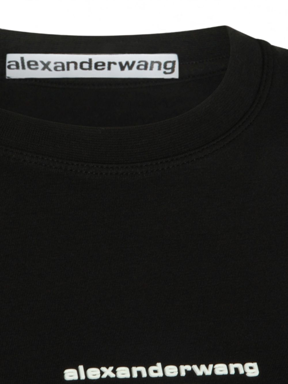 ALEXANDER WANG T-shirt nera slim fit, view 2