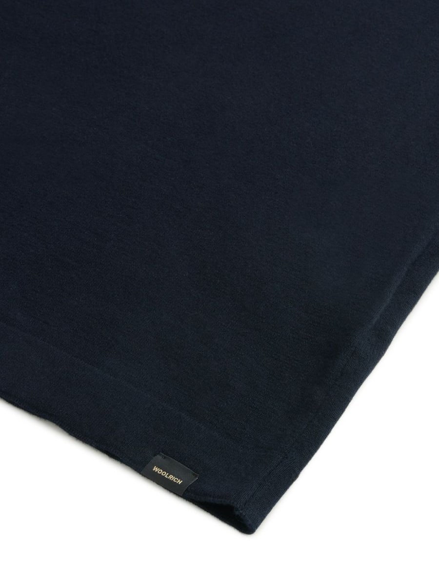 Woolrich T-shirt in cotone blu, view 2