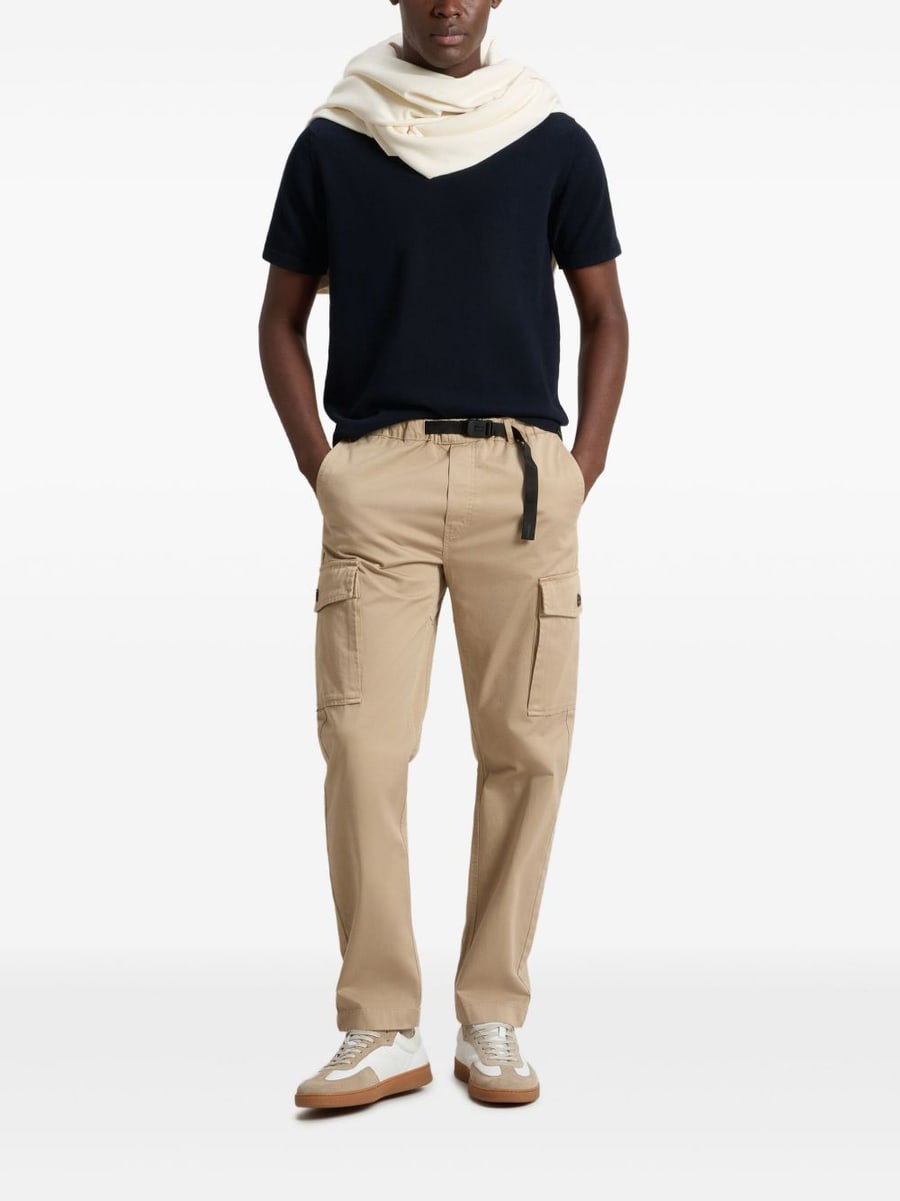Woolrich T-shirt in cotone blu, view 5